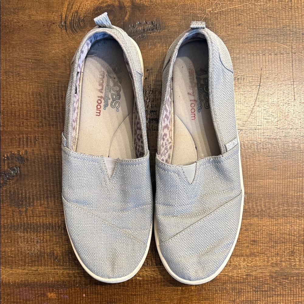 Skechers Light Gray Slip-On Sneakers